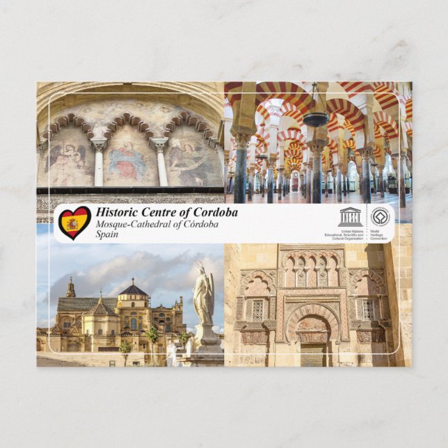 Carte Postale UNESCO WHS - Mezquita catedral de Córdoba (Devant)