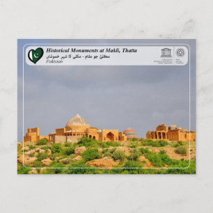 Carte Postale UNESCO WHS - Monuments historiques à Makli, Thatta