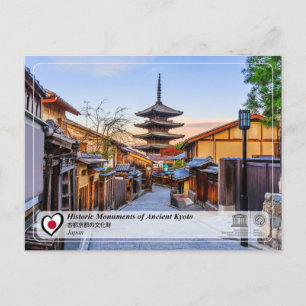 Carte Postale UNESCO WHS - Monuments historiques du Kyoto antiqu