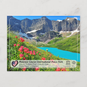Carte Postale UNESCO  WHS - Parc national de Glacier