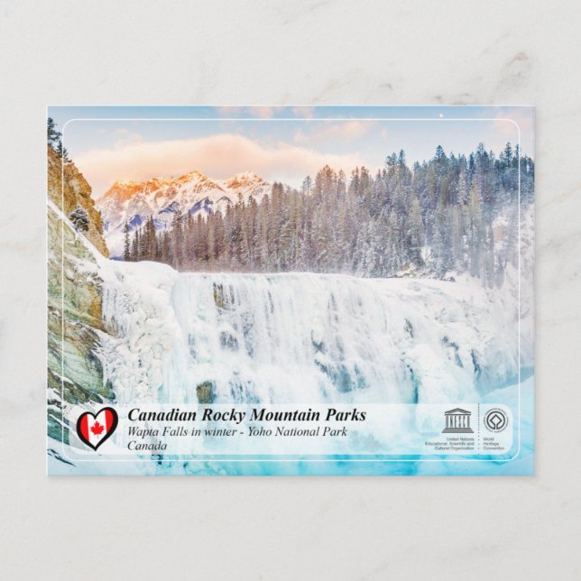 Carte Postale UNESCO WHS - Parc national de Yoho (Devant)
