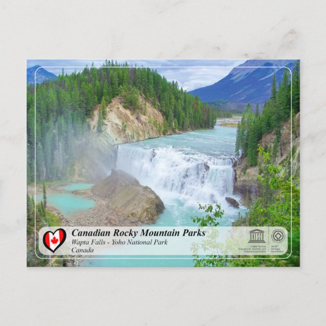 Carte Postale UNESCO WHS - Parc national de Yoho (Devant)
