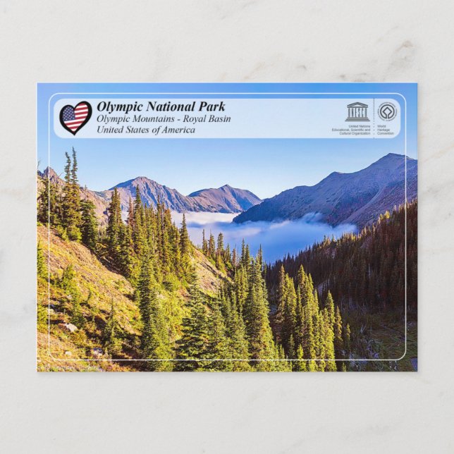 Carte Postale UNESCO WHS - Parc national olympique - Bassin roya (Devant)