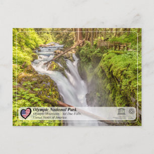 Carte Postale UNESCO WHS - Parc national olympique - Sol Duc Fal