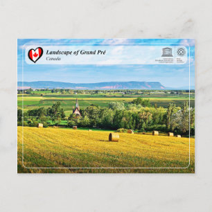 Carte Postale UNESCO WHS - Paysage de Grand Pré