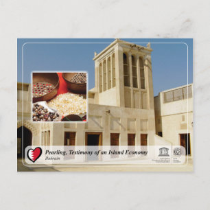 Carte Postale UNESCO WHS - Pearling, Témoignage d'une icône