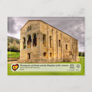 Carte Postale UNESCO WHS - Père Noël María del Naranco