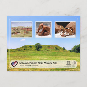 Carte Postale UNESCO WHS - Site historique d'état de Cahokia Mou
