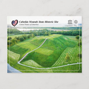 Carte Postale UNESCO WHS - Site historique d'état de Cahokia Mou