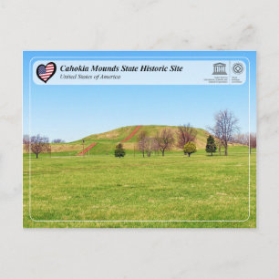 Carte Postale UNESCO WHS - Site historique d'état de Cahokia Mou