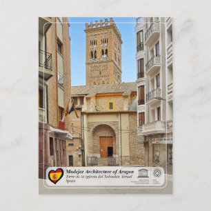 Carte Postale UNESCO WHS - Torre de la iglesia del Salvador