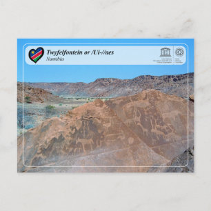 Carte Postale UNESCO WHS - Twyfelfontein