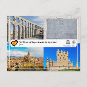 Carte Postale UNESCO WHS - Vieille ville de Ségovie et son aqued