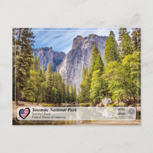 Carte Postale UNESCO WHS - Yosemite NP - Sentinel Rock