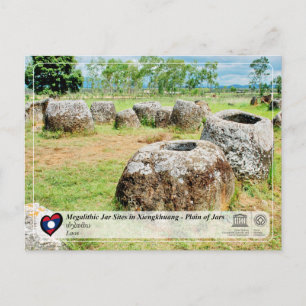 Carte Postale UNESCO - Xiengkhuang - Plaine de Jars - ທົ່ ງ ໄ ຫ 