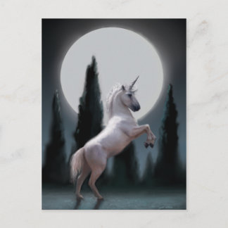 Carte Postale Unicorn Moon