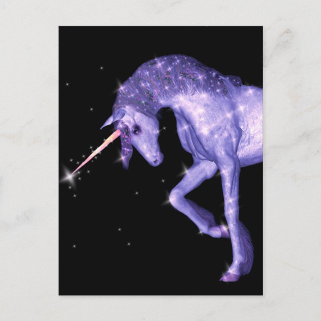 Carte Postale Unicorn Sparkles (Devant)