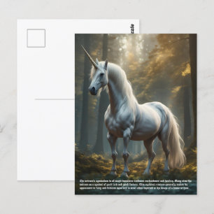 Carte Postale Unicorne