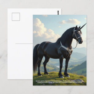 Carte Postale Unicorne