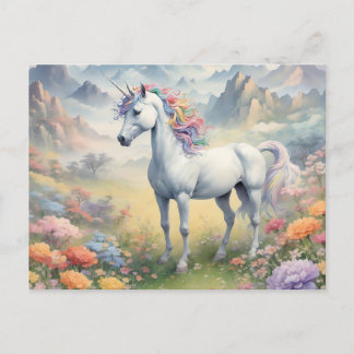 Carte Postale Unicorne