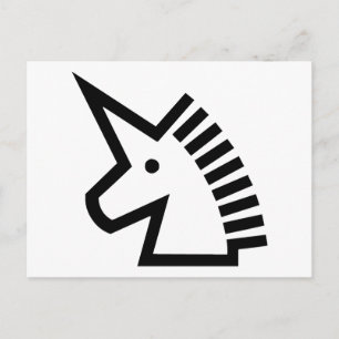 Carte Postale Unicorne