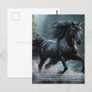 Carte Postale Unicorne