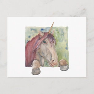 Carte Postale Unicorne