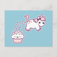 Unicorne drôle Pooping