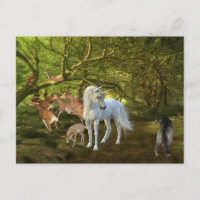 Unicorns Forest Defender Deer Wolf