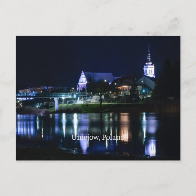 Carte Postale Unijow, Lodz, Pologne (Devant)