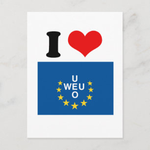 Carte Postale Union de l'Europe occidentale