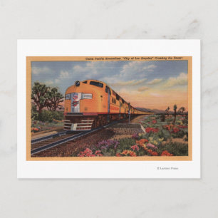 Carte Postale Union Pacific Railroad "Ville de Los Angeles"