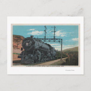 Carte Postale Union Pacific Train, Echo Canyon, UtahUtah