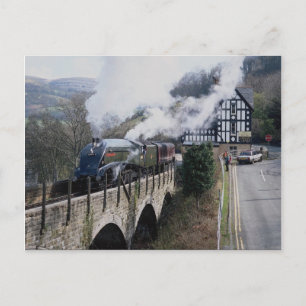 Carte Postale Union Sud-Africaine Steam Train, sur Berwyn Viadu
