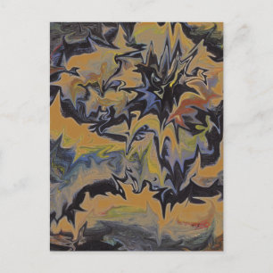 Carte postale unique de style rétro Vintage d'un V