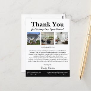 Carte Postale Unique Merci Open House immobilier