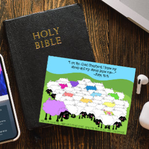 Carte postale unique Sheep Good Shepherd Inspirati