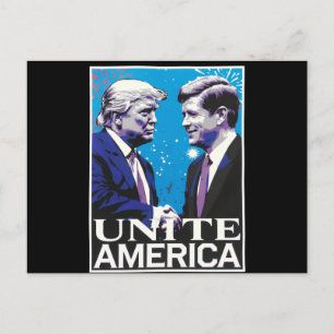 Carte Postale Unir l'Amérique Icône Trump 
