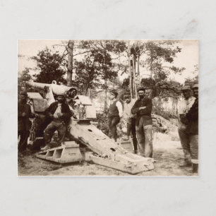 Carte Postale Unité d'artillerie française de la Première Guerre