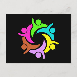 Carte Postale Unité et travail d'équipe