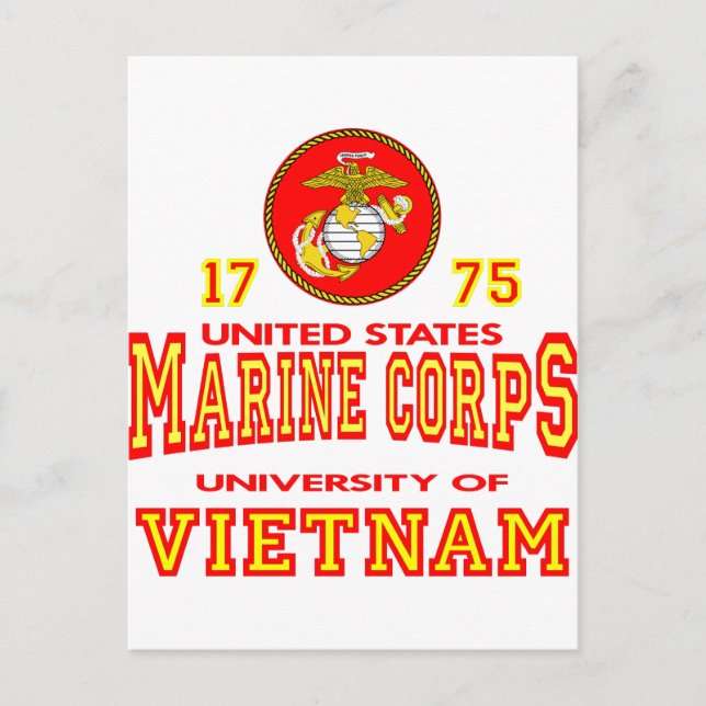 Carte Postale United States Marine Corps University of Vietnam (Devant)