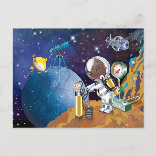 Carte Postale univers (Devant)