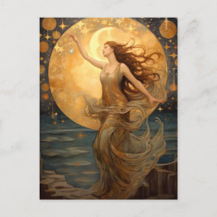 Carte postale Universe Girl Imaginaire Art