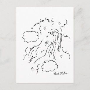 Carte postale universelle à automne libre