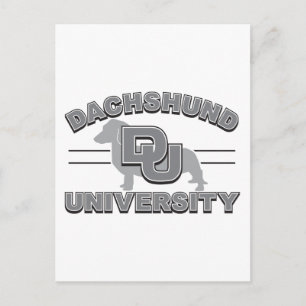 Carte Postale Université de Dachshund