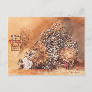 Carte Postale unusual haircut