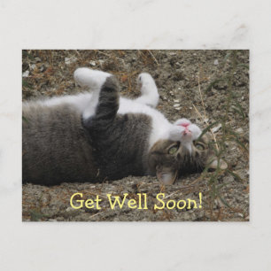 Carte postale Updown Kitty Get Well