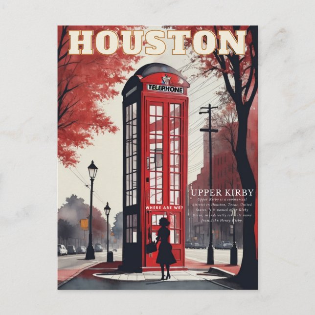 Carte Postale Upper Kirby, Houston, Texas (Devant)