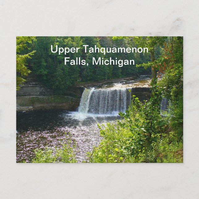 Carte Postale Upper Tahquamenon Falls, Michigan (Devant)
