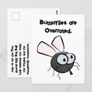 Carte Postale Upset Mosquito pense qu'il est mignon et drôle de